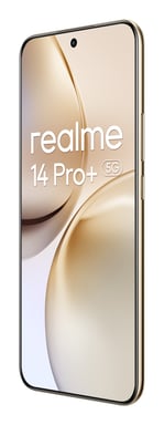 realme 14 Pro+ 5G 17,4 cm (6.83'') SIM doble Android 15 USB Tipo C 12 GB 512 GB 6000 mAh Perlado, Blanco