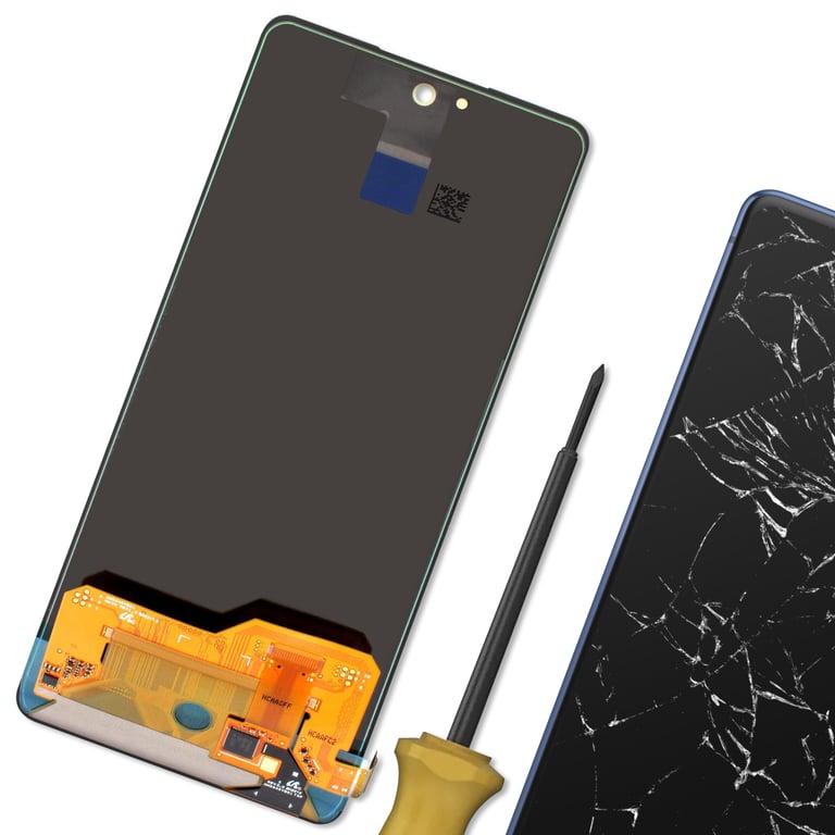 Écran Complet Super AMOLED de Remplacement pour Galaxy S20 FE Service Pack Noir - Neuf