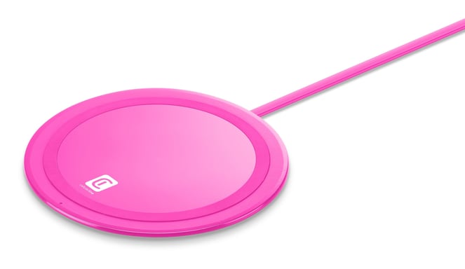 Cellularline Neon Wireless Charger - Apple, Samsung e altri smartphone wireless Base di ricarica senza fili colorata