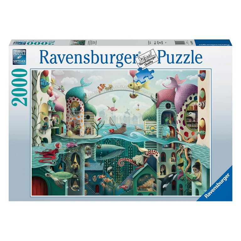 Puzzle 2000 pièces : Si les poissons pouvaient marcher Demelsa Haughton Ravensburger France - vue 10