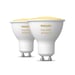 Bombillas conectadas PHILIPS Hue White Ambiance GU10 LED compatibles con Bluetooth - Pack de 2