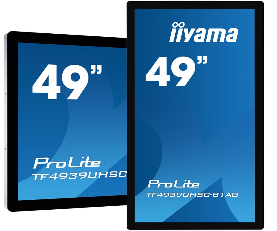 iiyama ProLite TF4939UHSC B1AG écran plat de PC 124 5 cm 49 3840 x 2160 pixels 4K Ultra HD LED Écran tactile utilisateur Neuf