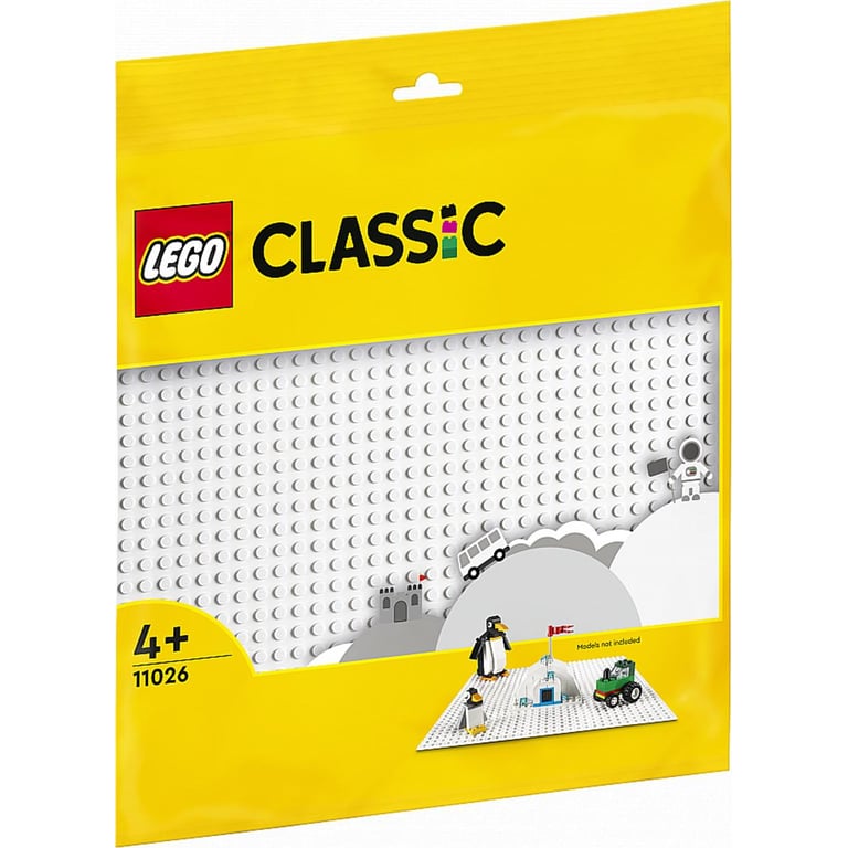 Plaque de Construction Blanche LEGO Classic 11026 - Idéal pour Créer et Jouer - Neuf