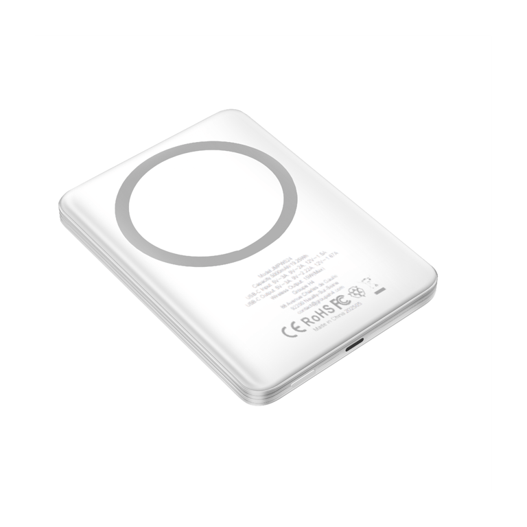 Batterie de Secours 5.000 Mah avec Fonction Stand Magsafe Induction Out + USB c inOut + Anneau Magsafe Jaym Neuf - vue 3
