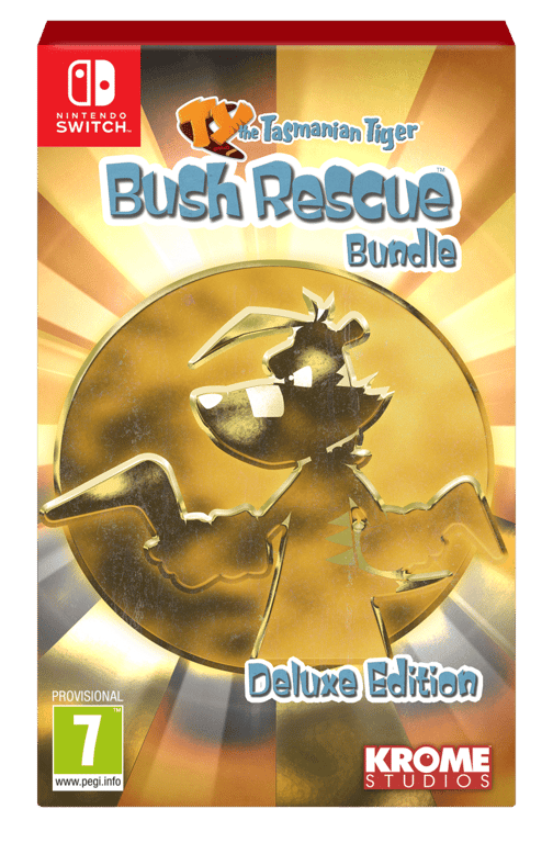 Ty La tigre della Tasmania HD Bush Rescue Bundle Deluxe Edition Nintendo SWITCH - nuovo