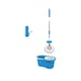 Serpillière Esperanza EHS005 Mop Rotatif 360° Bleu/Blanc