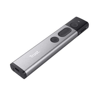Trust Kazun mando a distancia RF de aluminio, negro