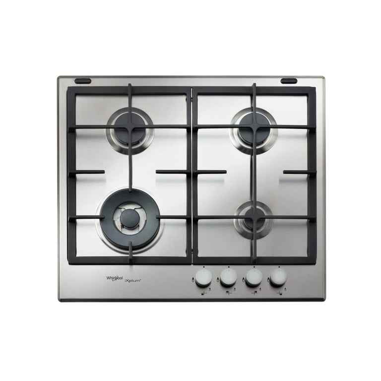 Cuisinière À Gaz Whirlpool GMR 6422/IXL – 4 Brûleurs, Acier Inoxydable - vue 2