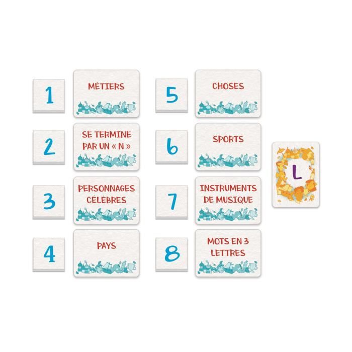 CLEMENTONI - Le petit bac, jeu de société - Neuf