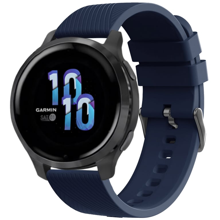 imoshion Bracelet en silicone - Connexion universelle de 22 mm - Bleu foncé - Neuf