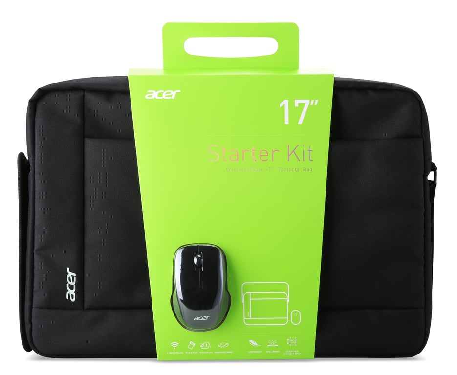 ACER Sacoche + souris pour ordinateur portable jusqu'&agrave; 17