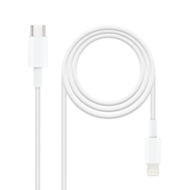 TooQ 10.10.0601 Cavo Lightning 1 m Bianco