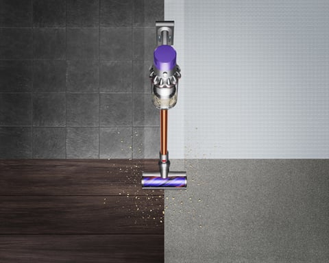 Dyson V10 Absolute Aspiradora escoba 2 en 1 Batería Secar Sin bolsa Cobre, Níquel