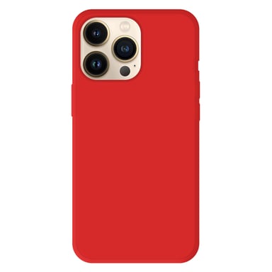 Coque silicone unie Mat Rouge compatible Apple iPhone 13 Pro