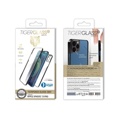 Tiger Glass Plus Coque 360 Verre Trempe Iphone 13 Pro