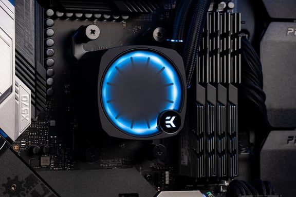 EK Nucleus AIO CR360 Lux D-RGB Processeur Refroidisseur de liquide tout-en-un 12 cm Noir 1 pièce(s)