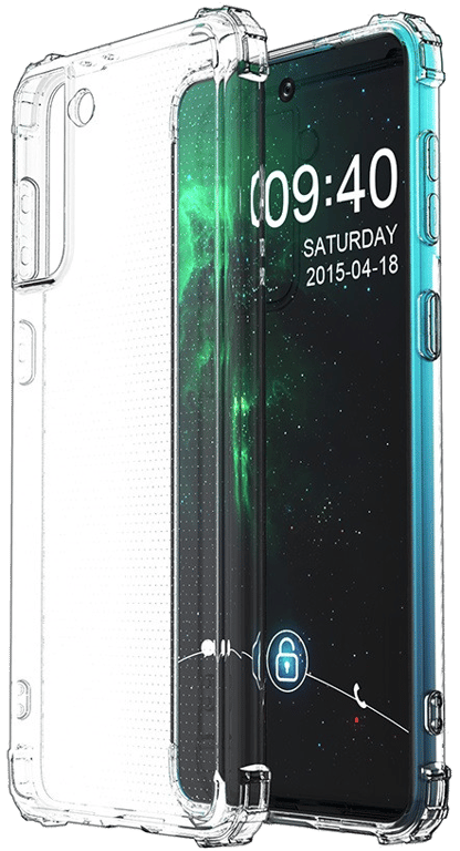 Coque Silicone Anti-Chocs pour SAMSUNG Galaxy S21+ PLUS Transparente Protection Gel Souple