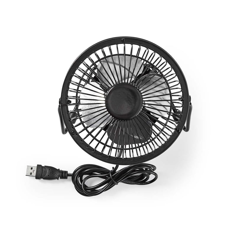 Mini Ventilateur de Table 10cm Rotatif en Métal 1 Vitesse Neuf - vue 4
