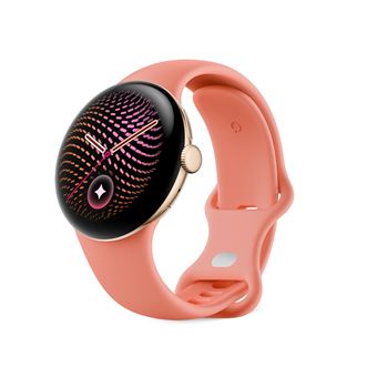 Pixel Watch 5 41 mm 4G Or avec bracelet sport caoutchouc - vue 3