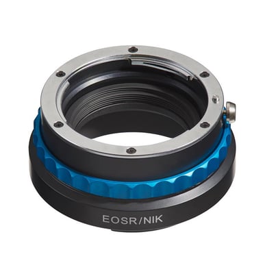 NOVOFLEX Anillo adaptador de objetivo compatible con Nikon F en cuerpo Canon EOS R - EOSR/NIK