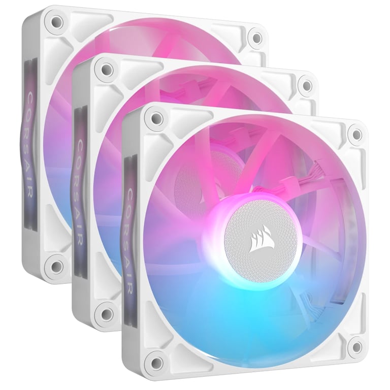 Corsair iCUE LINK RX120 RGB Boitier PC Ventilateur 12 cm Blanc 3 pièce(s) - Neuf