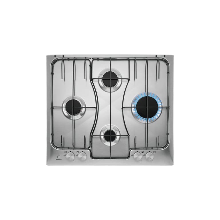 Table De Cuisson Gaz Electrolux RGG 6242 LOX – 4 Foyers, Inox - vue 3