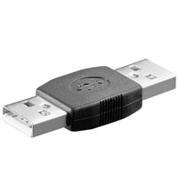 DeLOCK 65011 Cavo USB-A con cambio di genere Nero