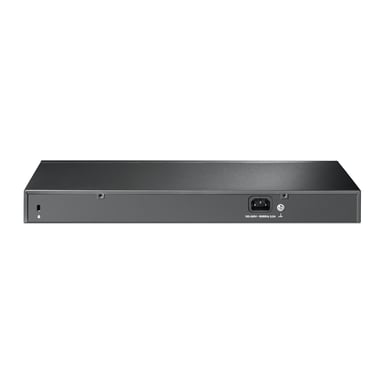 TP-Link TL-SG1428PE commutateur réseau Géré L2 Gigabit Ethernet (10/100/1000) Connexion Ethernet, supportant l'alimentation via ce port (PoE) 1U Noir