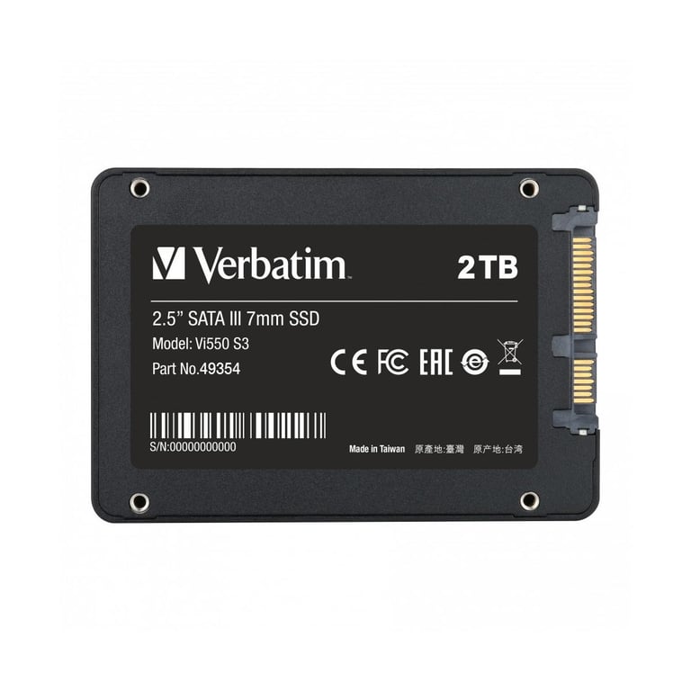 Verbatim Vi550 S3 2 To 2.5  Série ATA III - Neuf