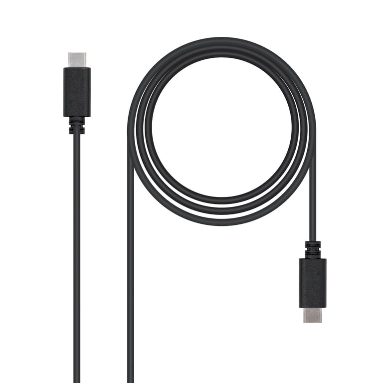 Nanocable USB 2.0, 2m câble USB USB C Noir - Neuf