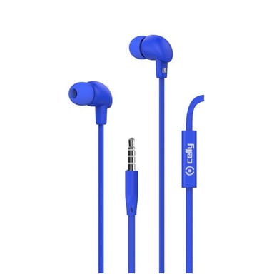 Celly UP600BL Auricolare/Cuffia cablata per chiamate/musica Blu