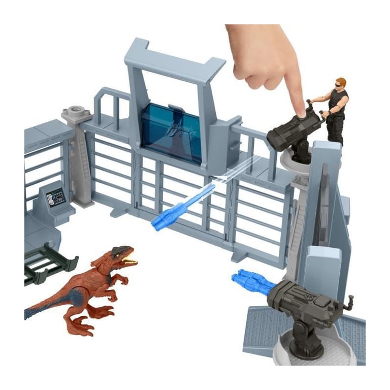 JURASSIC WORLD - Coffret Chaos A L'Avant-Poste - Figurines d'action - 4 ans et + - Neuf