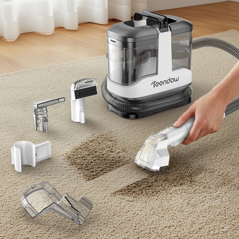 Teendow C3 Aspirateur Sans Fil Eau et Poussière 15KPA Filtre HEPA 1000ml 550ml Neuf - vue 3