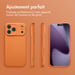 imoshion Coque Couleur avec MagSafe pour Apple iPhone 17 Pro Max - Orange