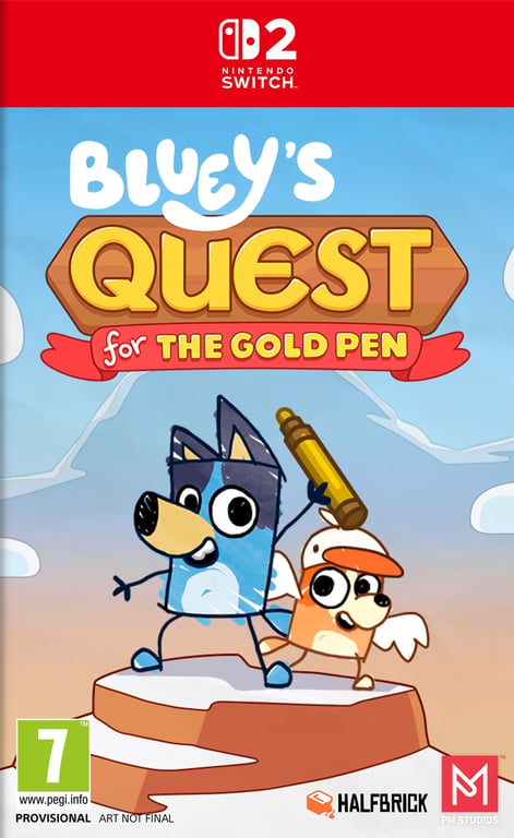 PM Studios Bluey's Quest for the Gold Pen - Neuf