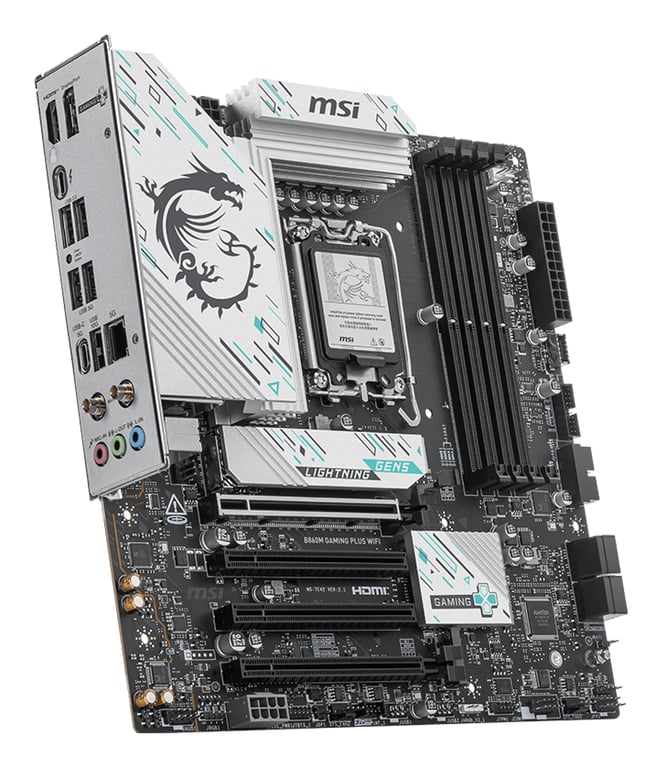 MSI B860M GAMING PLUS WIFI - vue 3