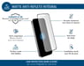Pellicola protettiva per iPhone 16 Pro Max in vetro organico opaco antiriflesso
