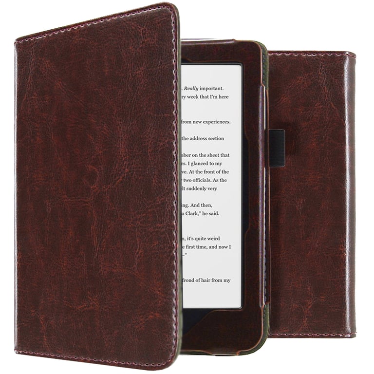 imoshion Étui de liseuse portefeuille en cuir végan pour Kobo Clara HD Neuf - vue 6