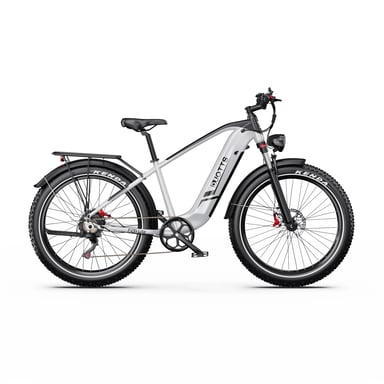 VéLo Électrique F26 Lite | Vitesse Max 25 km/h | Autonomie 50 km | Moteur 250W | Batterie 48V 20Ah | Pneus 26 Pouces | Blanc
