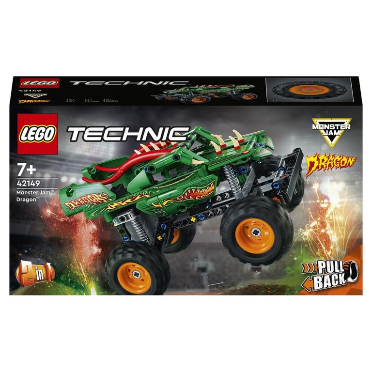 LEGO Technic 42149 Monster Jam Dragon - vue 2