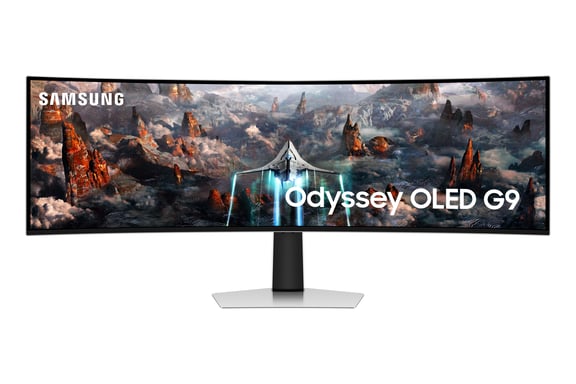 Monitor plano para PC Samsung Odyssey LS49CG934SUXEN 124,5 cm (49'') DQHD OLED Plata