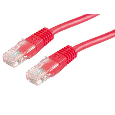VALUE Cavo patch UTP confezionato, Cat.6 rosso 0,5m