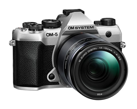 OM System OM-5 Mark II & M.Zuiko Digital 14-150mm F4-5.6 II lens, Argent