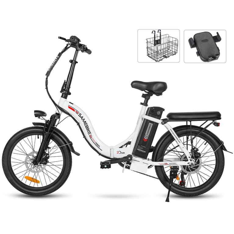 Vélo électrique SAMEBIKE CY20 FT moteur batterie 36V13AH autonomie 35KM autonomie freins à disque mécaniques Neuf - vue 4