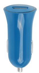Spring Chargeur Voiture 1A Usb Bleu