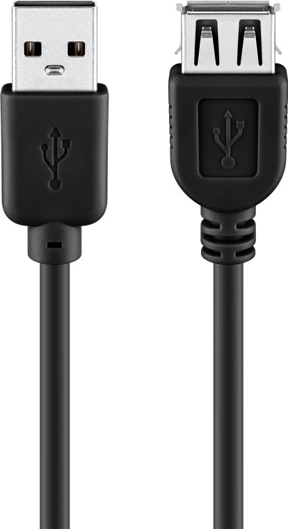 Goobay 93600 câble USB USB 2.0 3 m USB A Noir - Neuf
