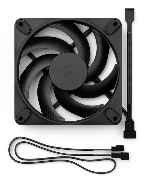 Ventilateur PC FRACTAL DESIGN Momentum 12 FDB Contrôle PWM Pales balayées qui réduit le bruit - vue 4