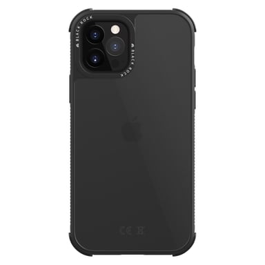 Coque de protection ''Robust Transparent'' pour iPhone 12/12 Pro, noir