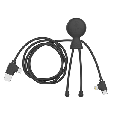Cable Multi-Connecteurs Charge Rapide Mr Bio Long 1m - 20 W Noir