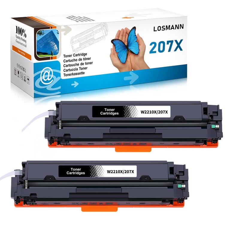 W2210X Cartouches de Toner avec Puce compatibles pour W2210A Remplace pour Color LaserJet Pro MFP M283fdw M255dw M282nw M283fdn M255nw 2 Pack Neuf - vue 8